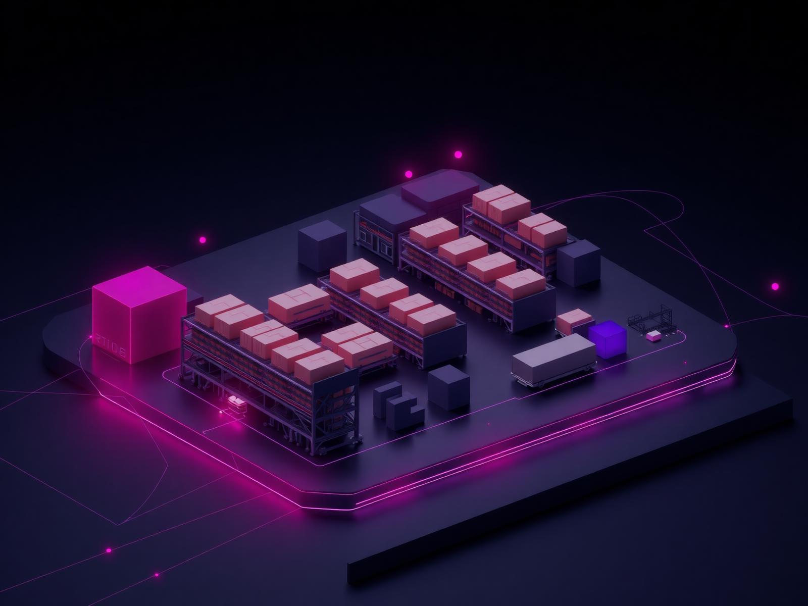 Contract logistics network visualisation
